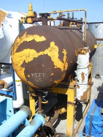 900 gallons, Howe Corporation PVL264, Horizontal Recirculator, 48" diameter x 114" L Tank, 250 psi at 650 F - Image 5