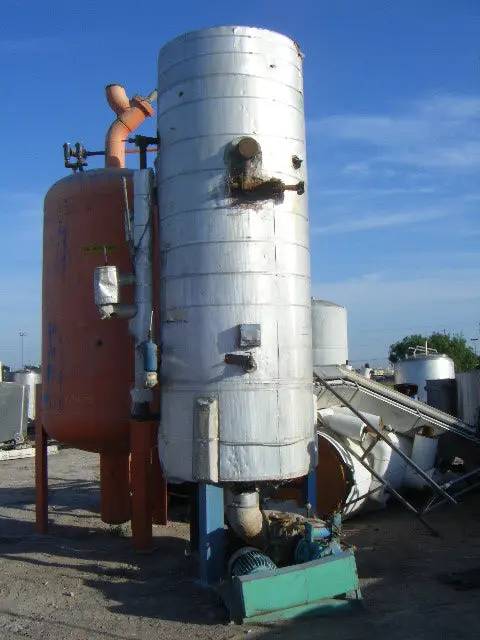 1000 gallons, Reco, Vertical Ammonia Recirculator Package, 48" diameter x 120" L Tank, 150 psi at 300 F - Image 3