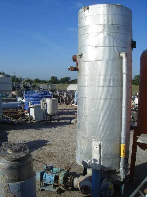 1000 gallons, Reco, Vertical Ammonia Recirculator Package, 48" diameter x 120" L Tank, 150 psi at 300 F - Image 4