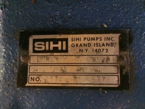 251 -371 CFM, SIHI #LPHA60520, Vacuum Pump, 25 HP, 7 GPM, 1750 RPM, 350 F, 250 PSI - Image 6