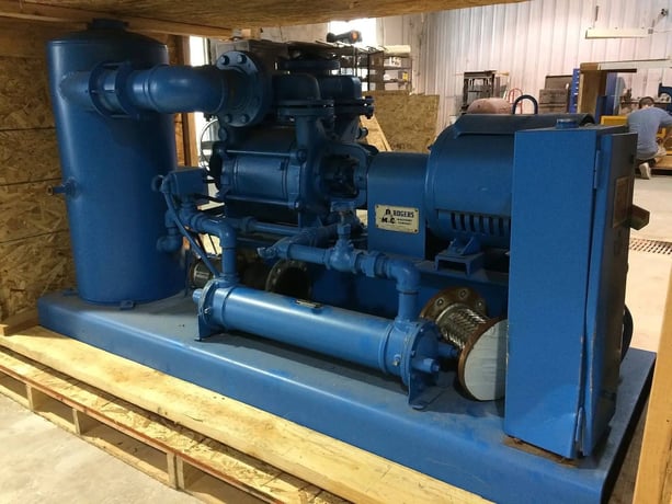 251 -371 CFM, SIHI #LPHA60520, Vacuum Pump, 25 HP, 7 GPM, 1750 RPM, 350 F, 250 PSI - Image 9