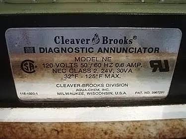 60 HP Cleaver-Brooks #CB-700-60, Packaged Firetube Hot Water Boiler, 480 V, 2511000 BTUH, 30 HW psi - Image 7