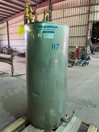 Mueller #D-2VA-105, Fre-Heater Horizontal Water Heater, 105 gallon, 150/300 psig - Image 5