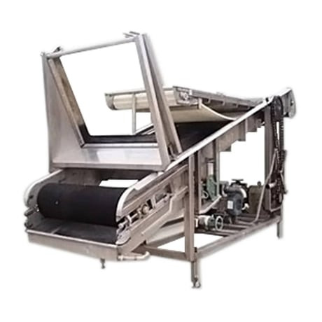 LUX, Stainless Steel Vacuum Belt Dryer, 10/4 HP, 3' 1" width x 3' 10" L infeed hopper, 6' 7" L x 3' width - Image 2