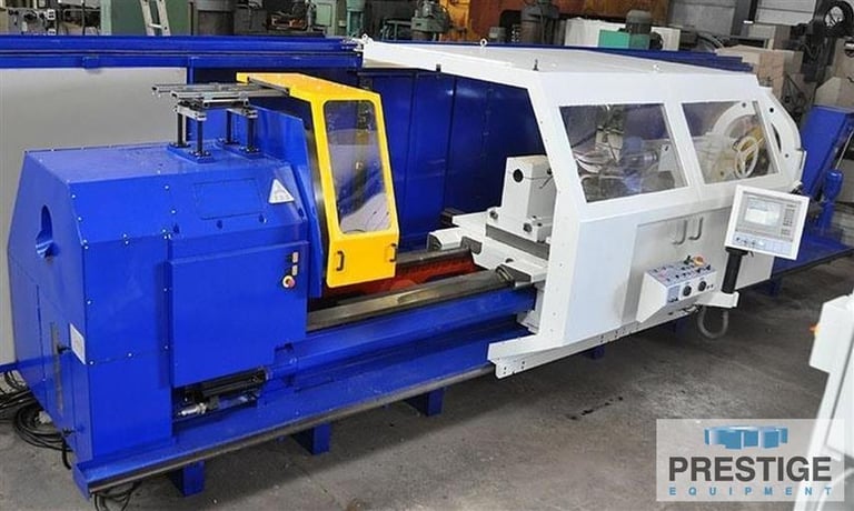 TOS #SUA125, 49.2" swing x 197" centers,Heidenhain CNC, 4-jaw 39" chuck,Steady Rest,chip conveyor, 2009 - Image 2