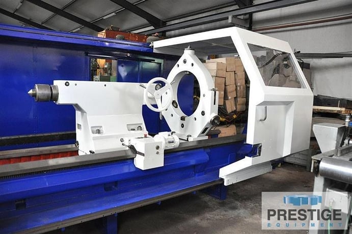 TOS #SUA125, 49.2" swing x 197" centers,Heidenhain CNC, 4-jaw 39" chuck,Steady Rest,chip conveyor, 2009 - Image 6