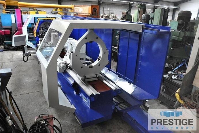 TOS #SUA125, 49.2" swing x 197" centers,Heidenhain CNC, 4-jaw 39" chuck,Steady Rest,chip conveyor, 2009 - Image 7