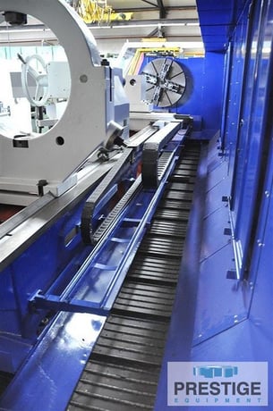 TOS #SUA125, 49.2" swing x 197" centers,Heidenhain CNC, 4-jaw 39" chuck,Steady Rest,chip conveyor, 2009 - Image 8