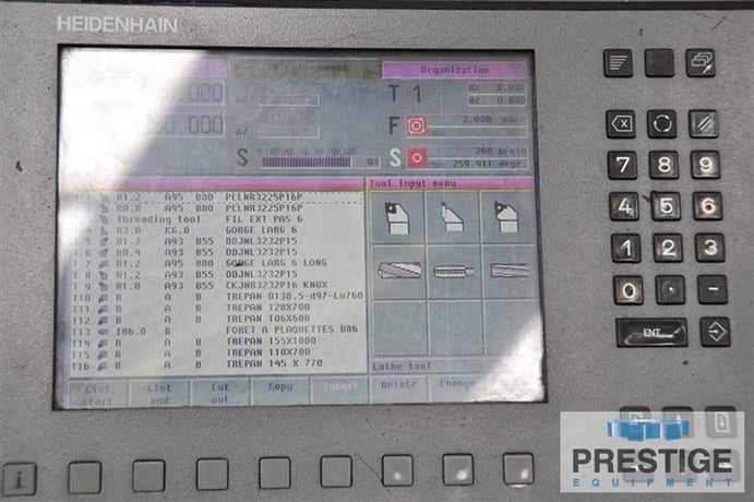 TOS #SUA125, 49.2" swing x 197" centers,Heidenhain CNC, 4-jaw 39" chuck,Steady Rest,chip conveyor, 2009 - Image 10