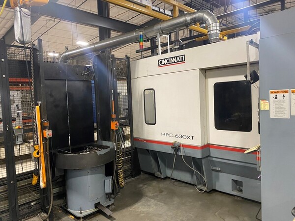 Cincinnati #HPC-630XT model D, CNC horizontal machining center, 41" X, 32" Y, 32" Z, 7000 RPM, 180 automatic - Image 3
