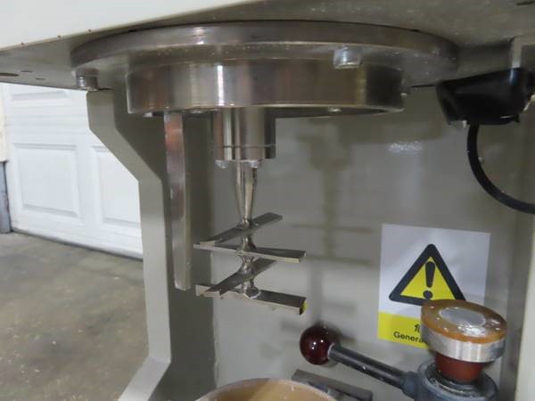 Miyazaki #MHS-80, Lab Disperser Mixer with Tank, Stainless Steel high speed blades, S/N 0423,2005 - Image 3