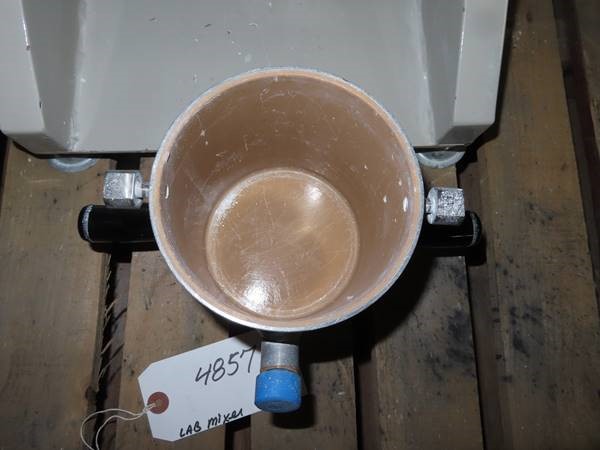 Miyazaki #MHS-80, Lab Disperser Mixer with Tank, Stainless Steel high speed blades, S/N 0423,2005 - Image 4