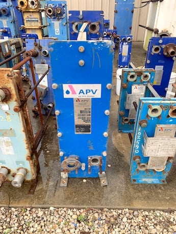 49 sq.ft., APV, VEGA017-M-12 SACC transfer cooler, 39 plates capacity, 145 psi, gasket type, .6MM plate - Image 3