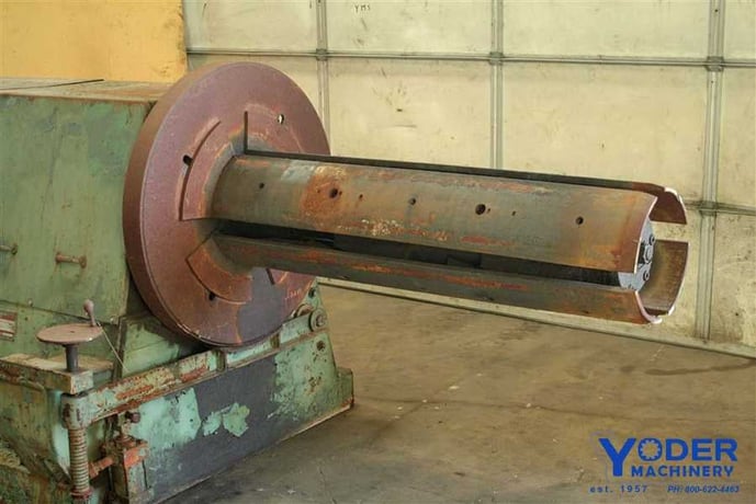 10000 lb. Relsid #10000X54, uncoiler, 54" width, 13"-20" ID, hydraulic expansion, mechanical brake, #56128 - Image 2