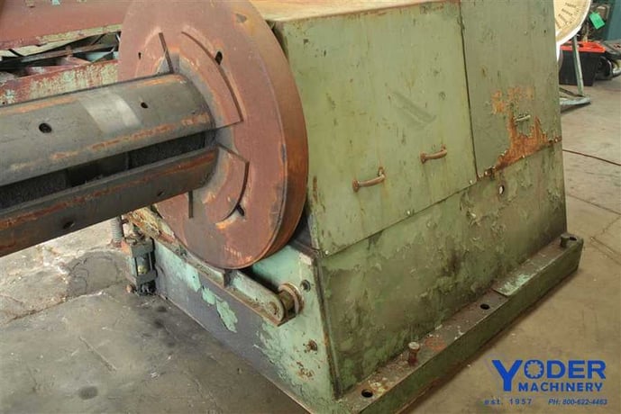 10000 lb. Relsid #10000X54, uncoiler, 54" width, 13"-20" ID, hydraulic expansion, mechanical brake, #56128 - Image 4