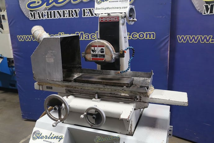 6" x 18" Harig #618, surface grinder, 7" x 5/8" x 1-1/4" wheel, 3450 RPM, manual magnetic chuck, dust - Image 8