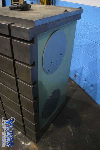 24" x 48" x 30" Giddings & Lewis T-slotted angle plates, stackable, cast iron, #75955 - Image 8