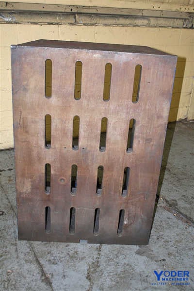 33" x 47-3/4" x 27" Cast iron angle plates, #55459 - Image 2