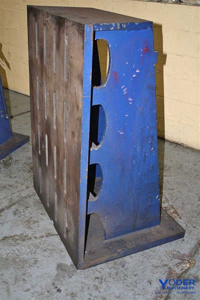 33" x 47-3/4" x 27" Cast iron angle plates, #55459 - Image 3