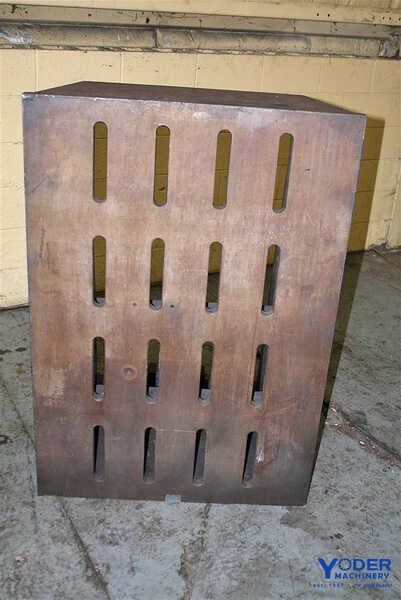 33" x 47-3/4" x 27" Cast iron angle plates, #55459 - Image 7