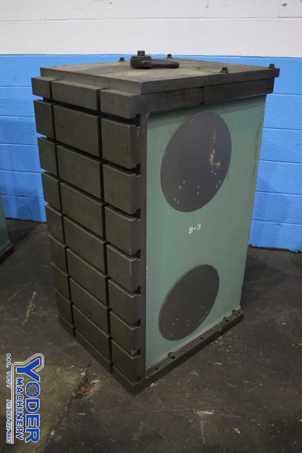 24" x 48" x 30" Giddings & Lewis T-slotted angle plates, stackable, cast iron, #75957 - Image 5