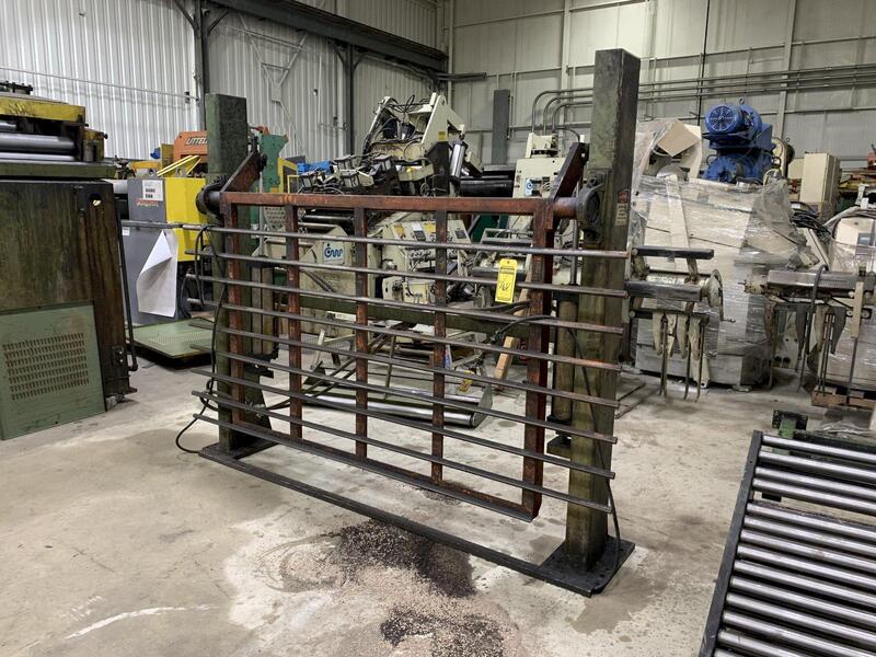 15000 lb. AFI #DR15000, reel & straightener, 48" x .080" stock, 60" OD, 20"-24" expansion range - Image 2