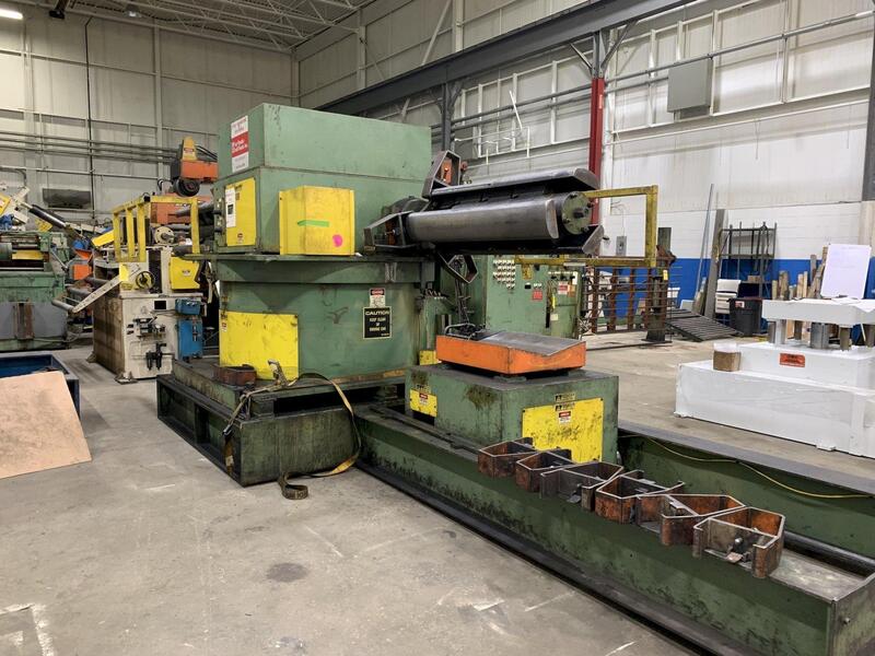 15000 lb. AFI #DR15000, reel & straightener, 48" x .080" stock, 60" OD, 20"-24" expansion range - Image 5