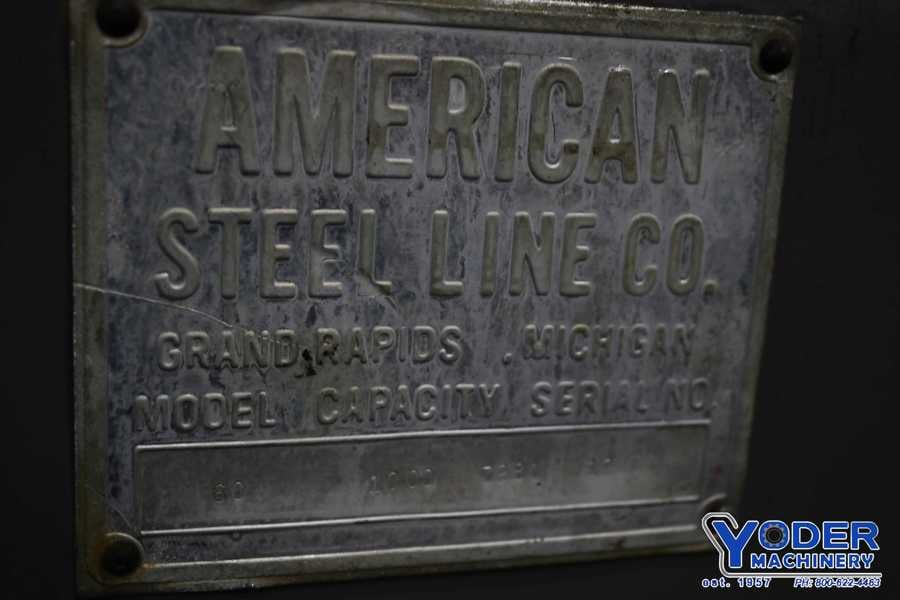 1000 lb. American Steel Line #60, motorized coil reel, 18" width, 54" outside dimensions, 14"-21" ID, #76335 - Image 5