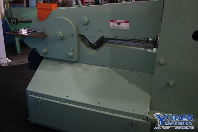 6" x 6" x 5/8" Piranha #PII140, hydraulic ironworker, 140 ton, 20 HP, joystick controls, 1997, #76404 - Image 8