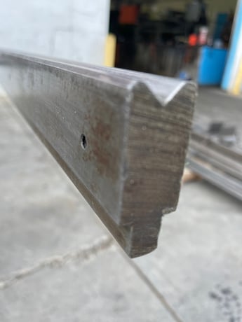 150" L, Female press brake die, 7/8" die width, 1-3/4" die height, 1/2" die opening, #74403 - Image 3