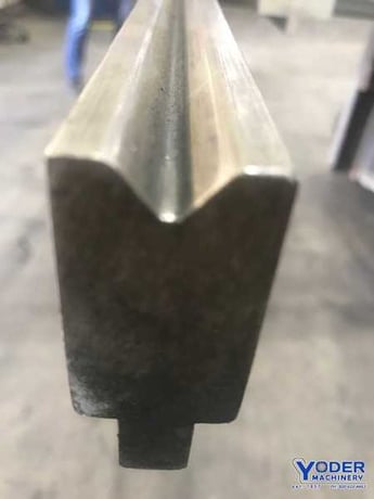 121" L, Female press brake die, 121" L x 1" W x 1-3/4" H, 1/2" die opening, 1/2" tang, #73404 - Image 2