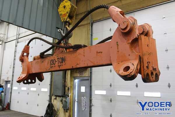 130 Ton, Spreader bar, 15' OA length, 38" OA width, 16" H x 17" W beam, #70869 - Image 1