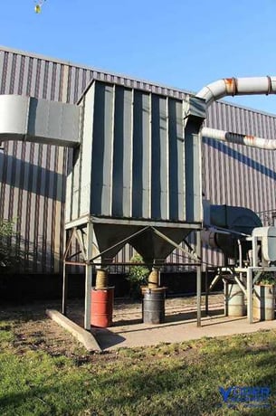 Marathon #TC-2HD, baler & chip collection system, 15 HP, serial #79857, #61739 - Image 4