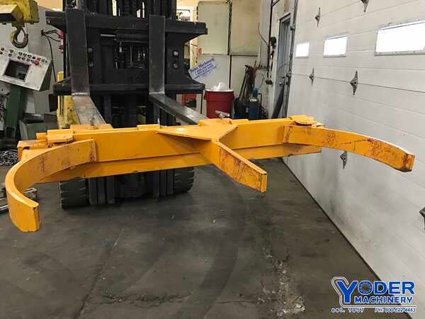 1500 lb. Double form mounted drum gripper #DG, 2 drums, 55 gallon drum size, #67923 - Image 1