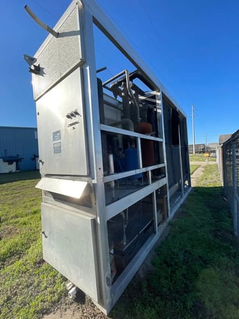 50 Ton, Morris #NIM-125HV-50, Chunk Ice Maker, Halocarbon (Freon, R22) Refrigeration, 460 V Compressor, 125 - Image 5