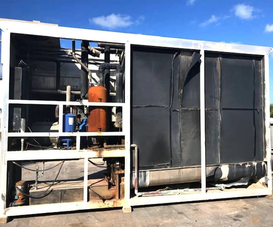 50 Ton, Morris #NIM-125HV-50, Chunk Ice Maker, Halocarbon (Freon, R22) Refrigeration, 460 V Compressor, 125 - Image 6