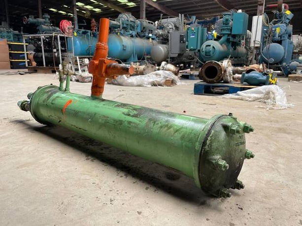 355 psig shell, 100 psig tube, Ametek #GTR-Condenser, Shell & Tube Heat Exchanger, Size 804B-4P, 8" diameter - Image 8