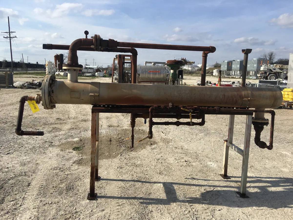 150 psi shell, 150 psi tube, Allegheny Bradford Corp., Shell and Tube Heat Exchanger, (16) 1" diameter x 110" - Image 3