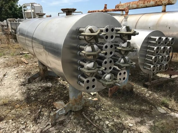 188.5 sq.ft., Chester Jensen #SV-40, Ste-Vac Heater, 4 Passes, (48) 1.5" diameter x 120" L Tubes, 40 gallon - Image 3