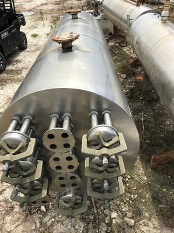 188.5 sq.ft., Chester Jensen #SV-40, Ste-Vac Heater, 4 Passes, (48) 1.5" diameter x 120" L Tubes, 40 gallon - Image 4