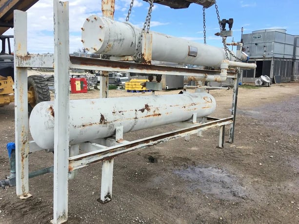 300 psi shell, Precesion & Chil-Con, Shell and Tube Heat Exchanger, 8" diameter x 60" L Tube, 1998 - Image 9