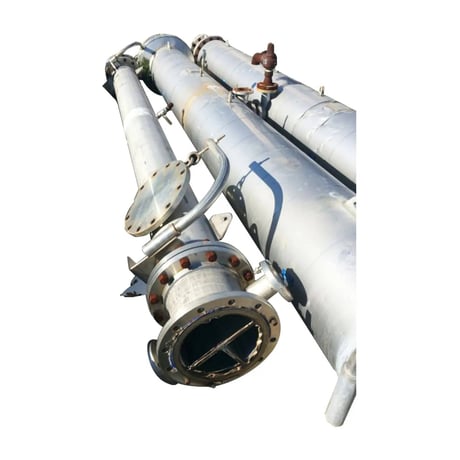 147.5 sq.ft, 150 psi shell, 150 psi tube, Alaskan Copper Works, Stainless Steel Shell and Tube Heat - Image 1