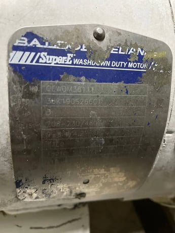 135 GPM, APV #6V2, Centrifugal Pump, 3 HP, 1760 RPM motor, 208-230/460 V, 3500 RPM speed - Image 10