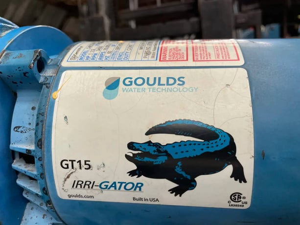 110 GPM, Goulds #GT15, Goulds GT15 Centrifugal Pump, 1.5 HP, 3450 RPM, 115/230 V, 125 psig - Image 9