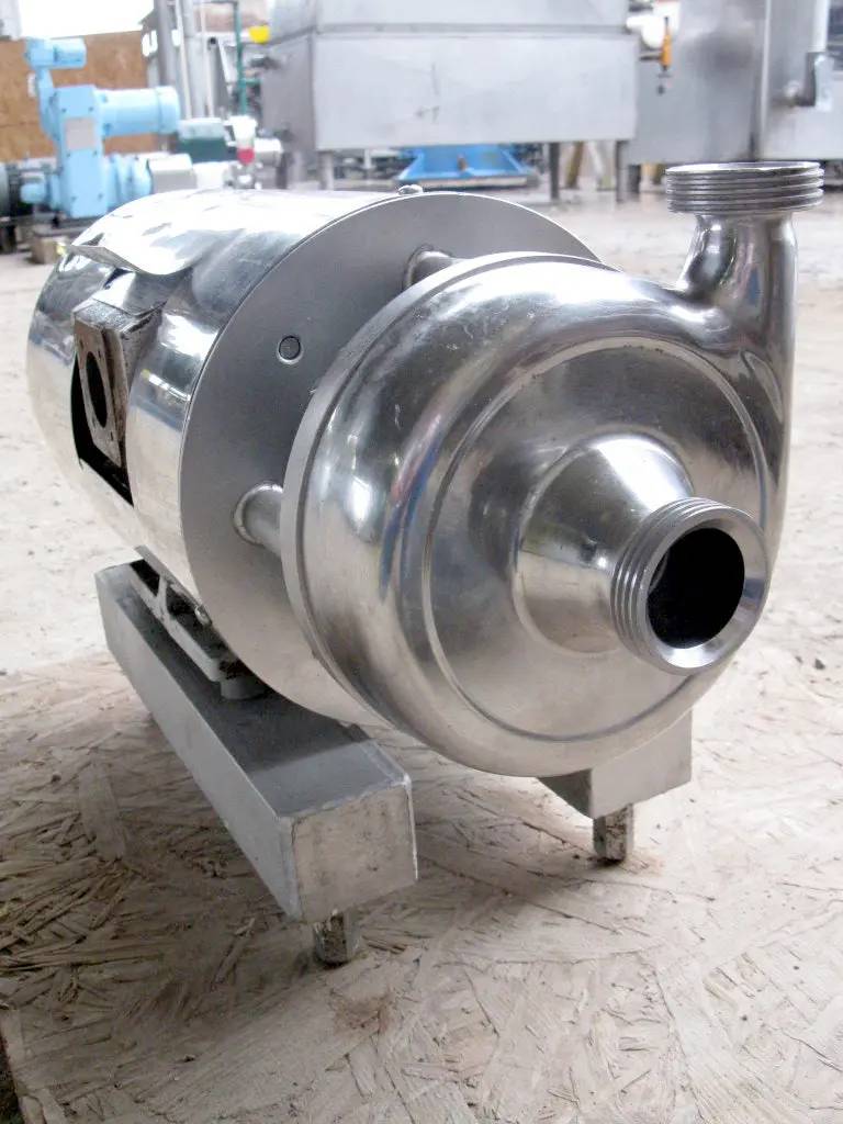 18 GPM, Osaka Sanitary Metal Works #SE-32-15, Centrifugal Pump, 2 HP, 2860/3460 RPM, 200/220 V, 4.375" - Image 4
