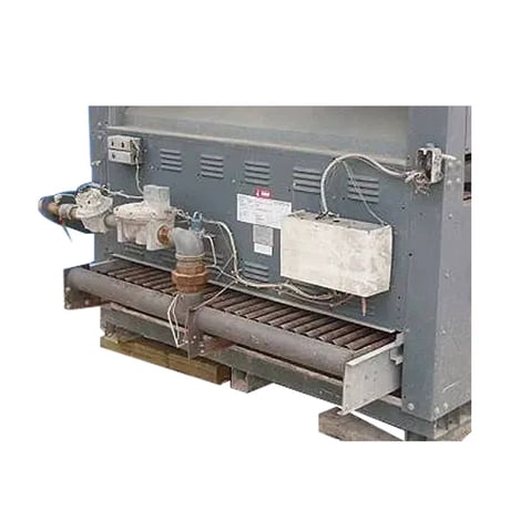 2439000 BTUH Raypak #H4-2500A-CEDRB, Hydronic Hot Water Boiler, 72 HP, 268 sq.ft., 160 psi, 25 burners - Image 1