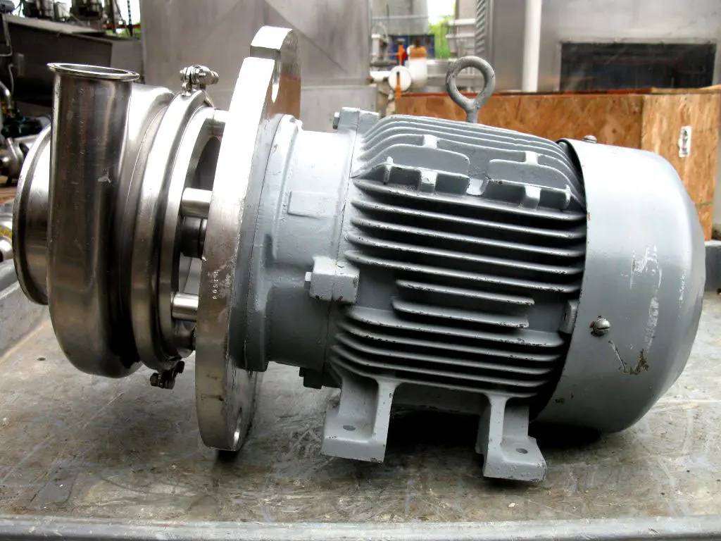 Sanitary Centrifugal Pump, 7.5 HP, 1735 RPM, 220-230/440/460 V, 6.5" diameter Impeller - Image 5