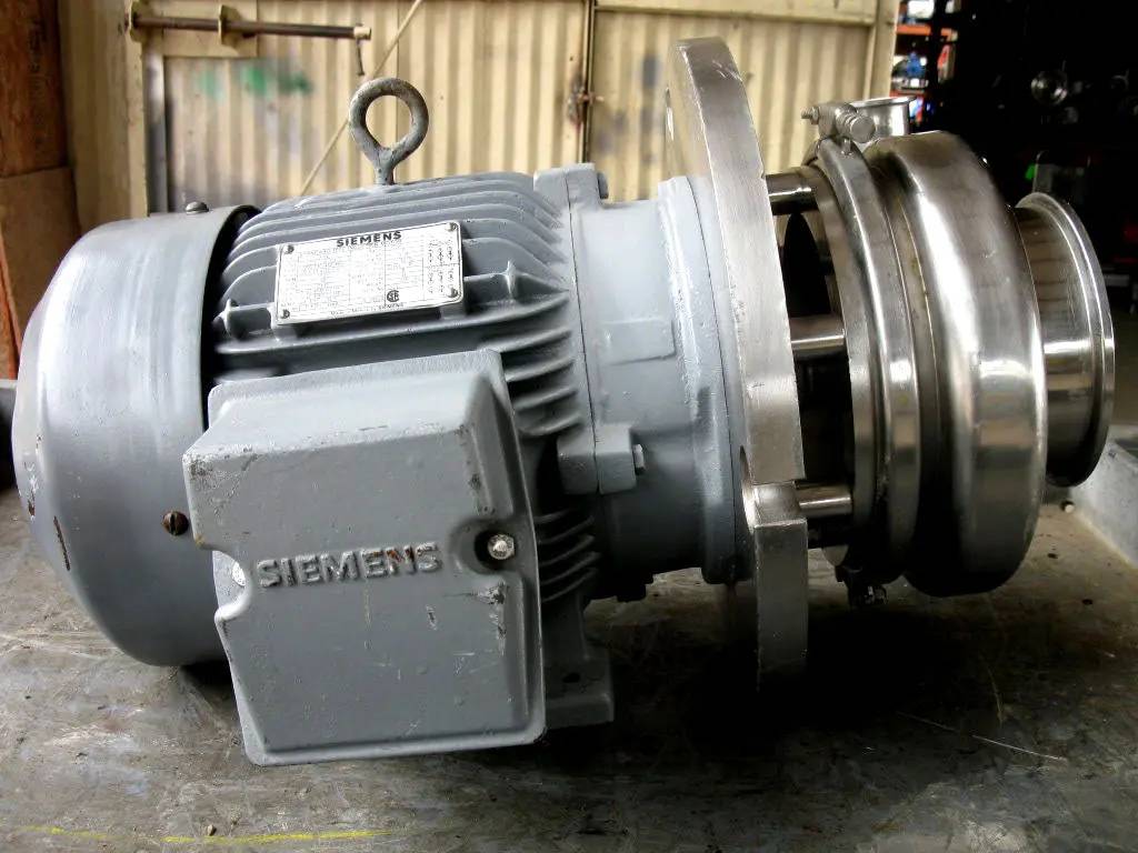 Sanitary Centrifugal Pump, 7.5 HP, 1735 RPM, 220-230/440/460 V, 6.5" diameter Impeller - Image 9