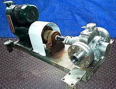 20 GPM, Foster-Wheeler #R1F3-3, Positive Displacement Pump, 3 HP, 150000 SSU, 1740 RPM, 230/460 V, 83.25 RPM - Image 5