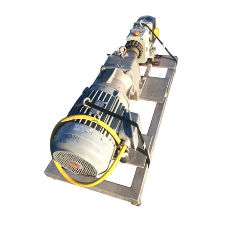 78 GPM @120 psi, Fristam #FL275L, Positive Displacement Pump, 0.098 Gallons, 7.5 HP, 1755 RPM motor - Image 1